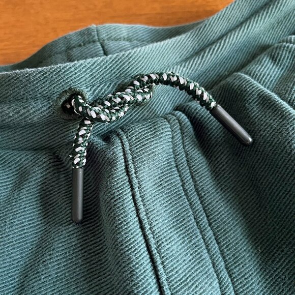 Hanna Andersson green twill joggers 120 - Picture 3 of 9